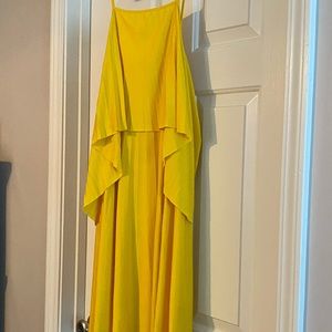 Asos yellow summer dress